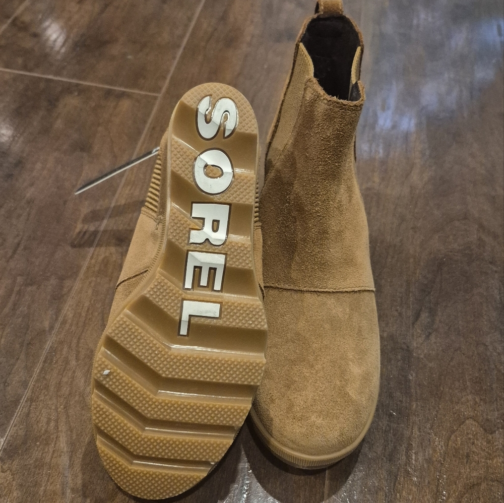 Sorel Brown Suede Chelsea Boots